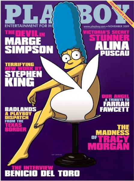 Мардж Симпсон в журнале Playboy