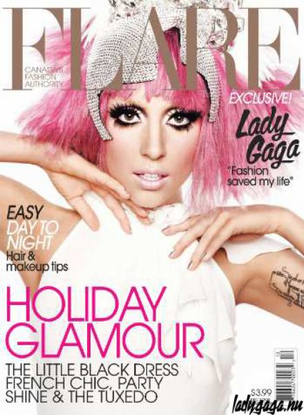 Lady Gaga в журнале Flare. Декабрь 2009