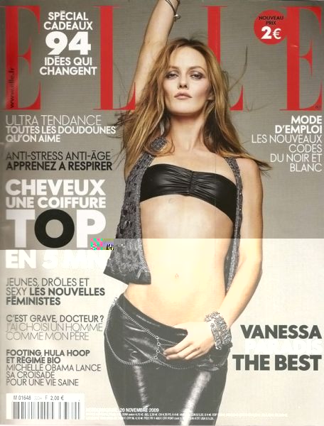 Ванесса Паради в журнале Elle. Франция. Ноябрь 2009