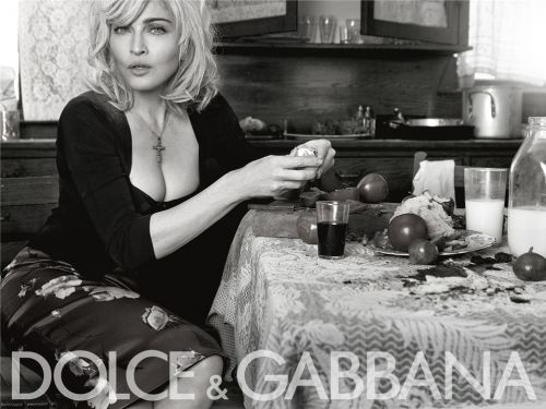 Мадонна в рекламной кампаннии Dolce&Gabbana Весна/Лето 2010