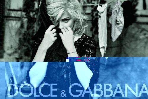 Новые фото Мадонны для D&G