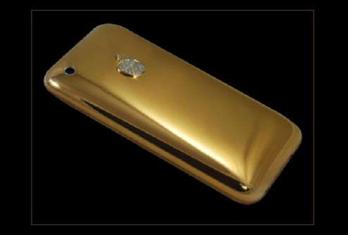 iPhone 4G получил корпус из цельного куска золота от маэстро Стюарта Хьюза