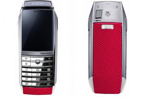 TAG Heuer Fuchsia Meridiist GMT — люксовый телефон с отделкой из кожи змеи