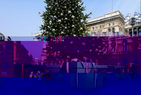 В Милане установили самую дорогую новогоднюю елку в Европе
