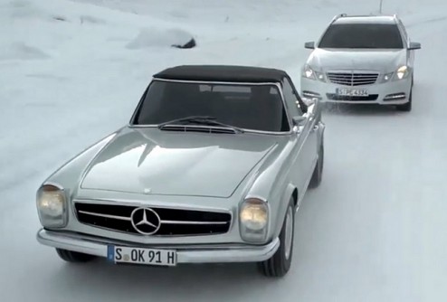 Шумахер и Хаккинен снялись в юмористической рекламе Mercedes